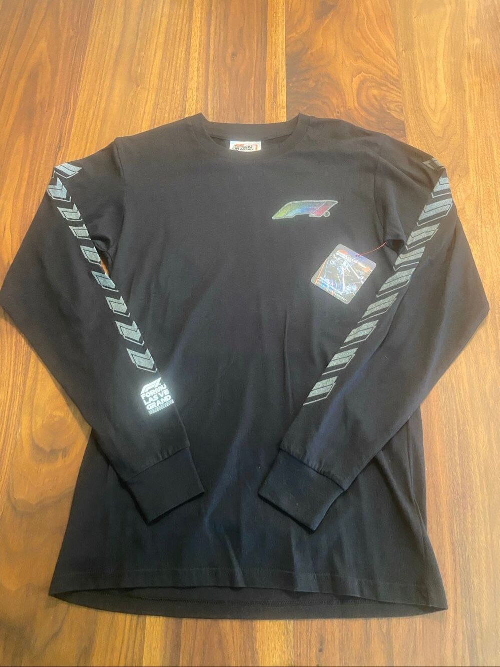 Formula 1 Men's Black 2024 Las Vegas Grand Prix Long Sleeve T-Shirt Small NWT